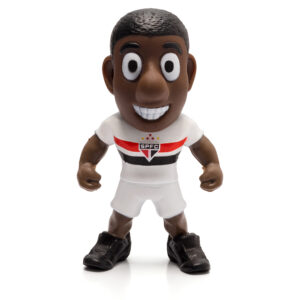mascote do São Paulo Diamantinho em miniatura oficial Fut Toy, 11 cm