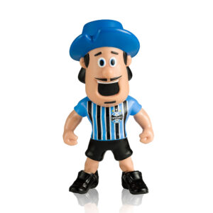 mascote do Grêmio Gremista em miniatura oficial Fut Toy, 11 cm
