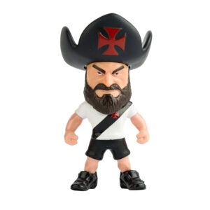 mascote do Vasco Almirante em miniatura oficial Fut Toy, 11 cm